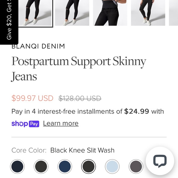 Postpartum Support Skinny Jeans - Picture 2 of 6